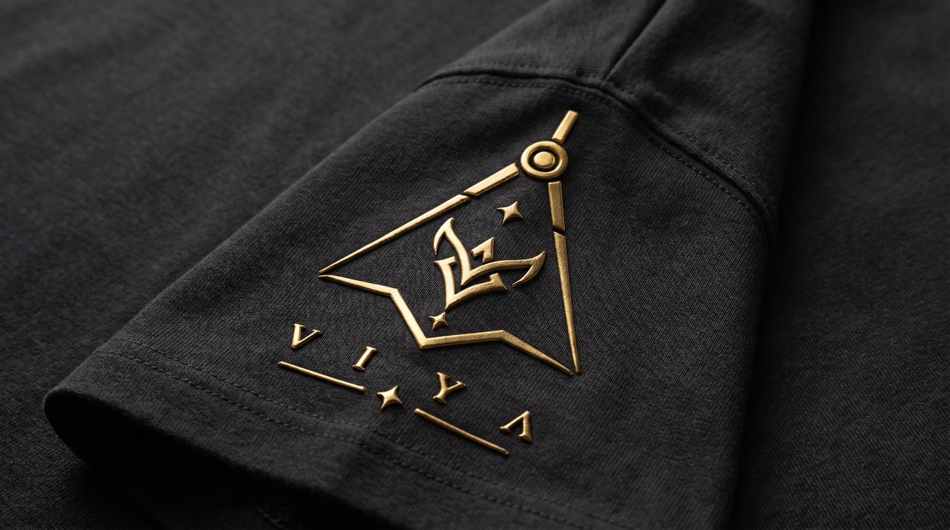 VIYA Gold Embossed Sleeve Emblem